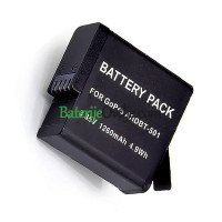 Zamjenska baterija za Gopro AHDBT501 Akcija 1260mAh BT-501 AHDBT-501 Hero5