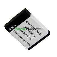 Zamjenska baterija za Gopro HERO1 HD 1100mAh AHDBT-001